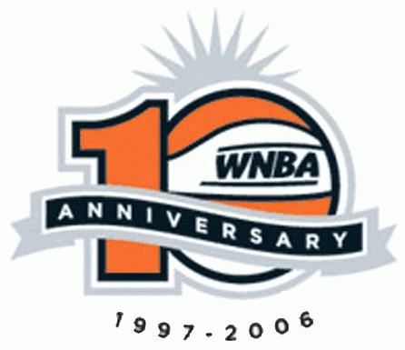 WNBA 2006 Anniversary Logo iron on transfers for T-shirts